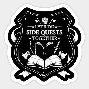 Side Quest Sticker